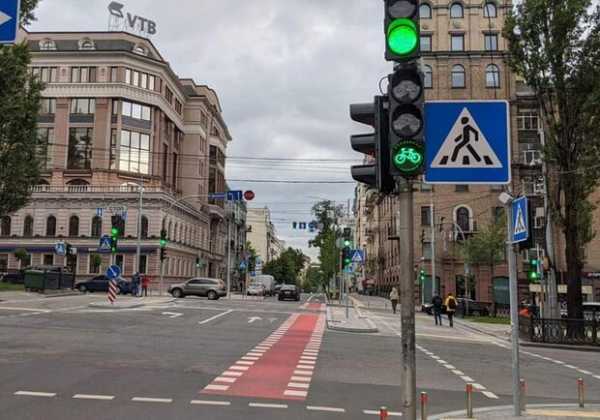 Как в Амстердаме: в Киеве скоро установят велосветофоры