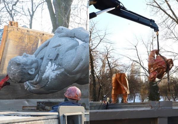 У Києві демонтували пам’ятники Ватутіну та Чкалову