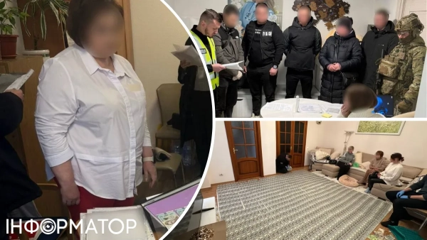 Хабар лікарок - долари на килимі в квартирі