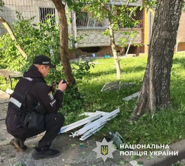Наслідки ракетного обстрілу Києва