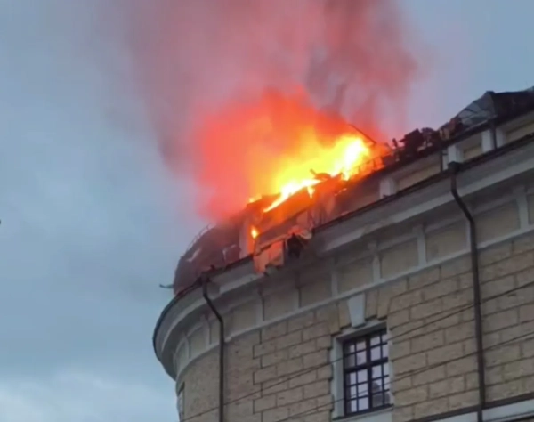 Атака на Лавру: унікальне відео удару по Успенському собору
