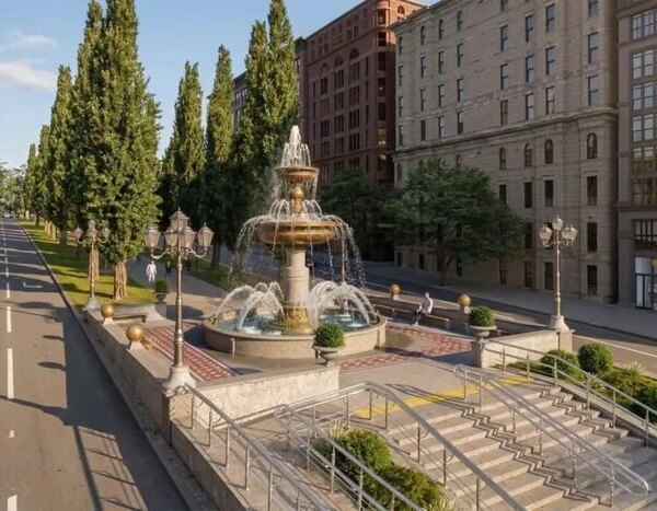 Новий фонтан на місці пам’ятника Леніну: Столиця обрала виконавця робіт вартістю 52 мільйони гривень
