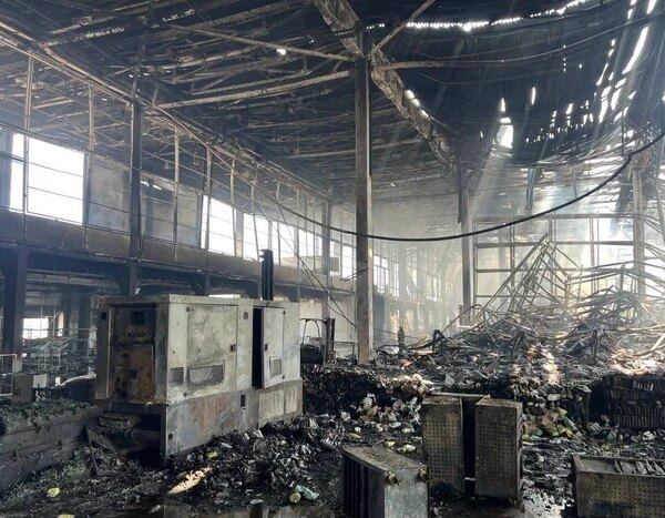 Напад на Київ: склад Червоного Хреста ліквідовано (знімки)